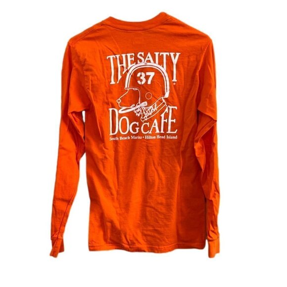 The Salty Dog Cafe Long Sleeve Orange T Shirt. Size Small - Picture 2 of 4